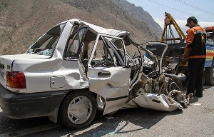 مرگ یک جوان در اثر تصادف