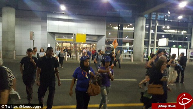 تصاویر فرودگاه JFK پس از تیراندازی شب گذشته