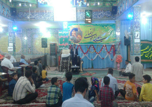 جشن میلاد امام رضا (ع) در گلدشت + فیلم