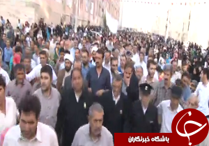 حضورخادمان حرم رضوی در شهر محمدیه