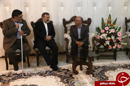 دیدار استاندار خراسان رضوی با دو تن از آزادگان + تصاویر
