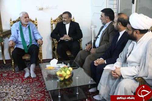 دیدار استاندار خراسان رضوی با دو تن از آزادگان + تصاویر