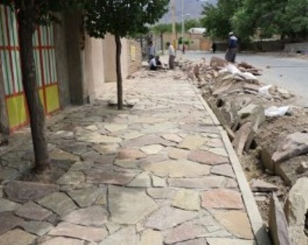 اجرای طرح ساماندهی معابر شوش
