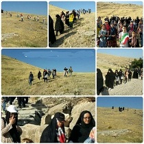 کوهپیمایی بانوان چایپاره ای به مناسبت دهه کرامت