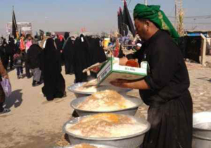 تغذیه 70 هزار نفر از زائرین پیاده اربعین حسینی