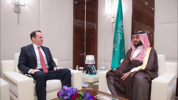 دیدار محمد بن سلمان با نماینده اوباما در ائتلاف بین&zwnj;المللی در جده