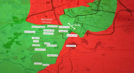 آخرین وضعیت ارتش سوریه در "جنوب حلب" + نقشه و جزئیات