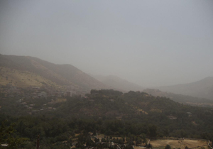 گرد و غبار پاوه را فرا گرفت + فیلم