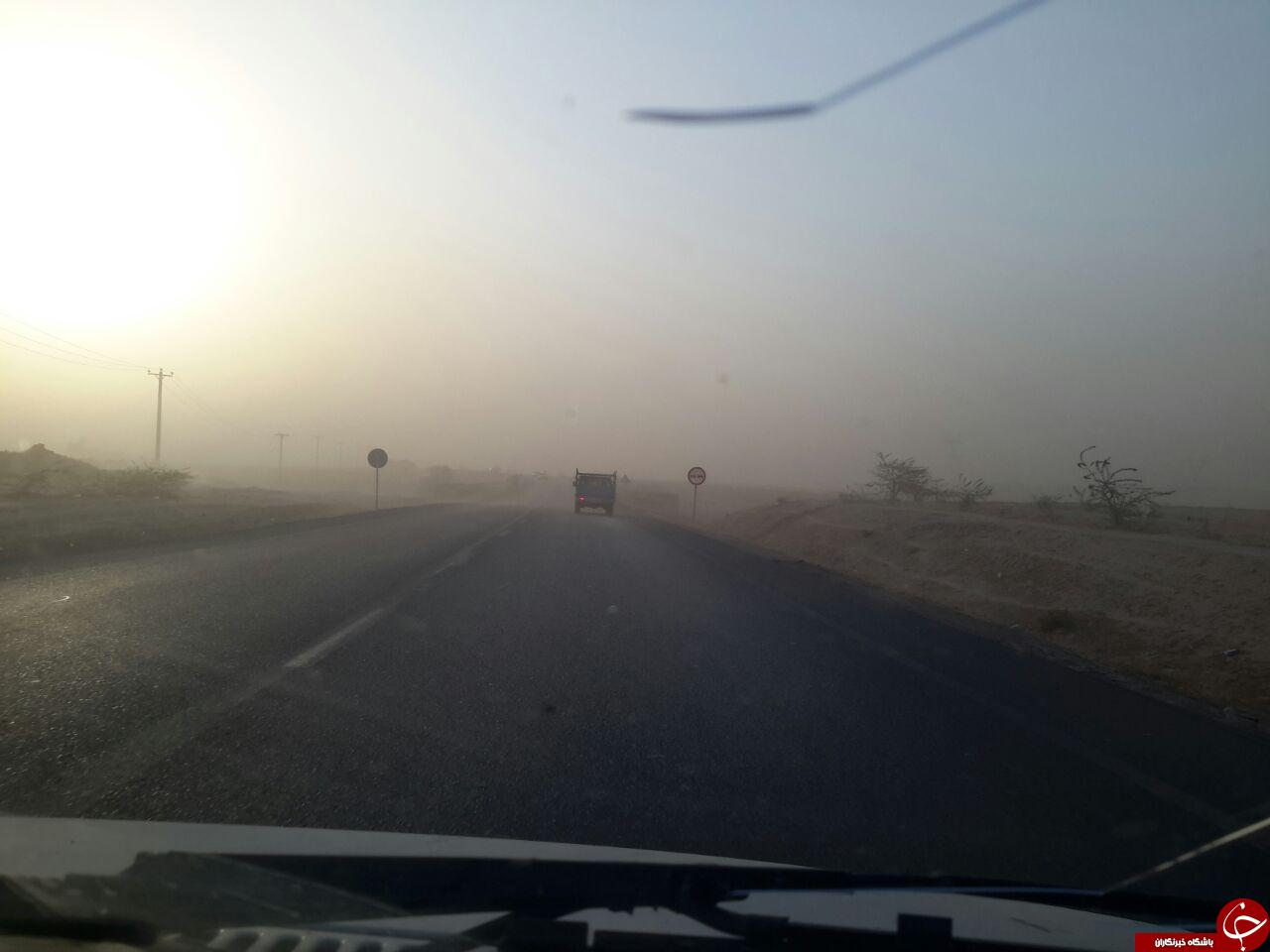 وزش شدید گرد و غبار دزفول را فرا گرفت + تصاویر