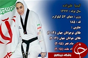 آشنایی کامل با کیمیا علیزاده؛ استعداد درخشان در المپیک ریو + فیلم