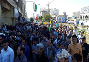تشییع پیکر شهید مدافع حرم در مشهد