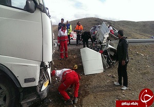 حادثه ترافیکی در جاده قدیم قم - اصفهان یک کشته بر جای گذاشت