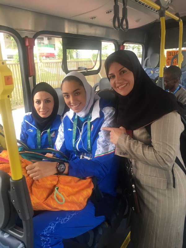 کیمیا راهی سالن مسابقات شد