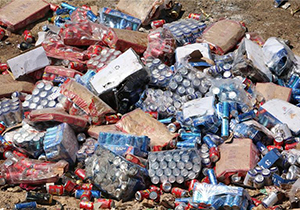 امحا بیش از 20تن کالای قاچاق در شیراز
