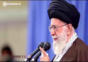 رهبر انقلاب: ما مظلوميم اما قوی هستیم مثل مولایمان امیرالمومنین (ع) + فیلم