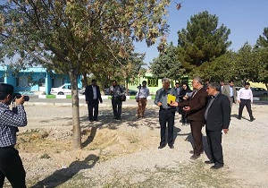 بازدید عوامل اجرایی چهارمین جشنواره انگور از محل اجرای آن