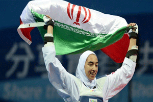 فیلم مصاحبه با کیمیا علیزاده بانوی افتخار آفرین ایران در المپیک