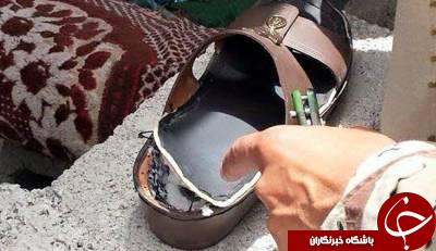 جاسازی مواد مخدر در دمپایی+ عکس
