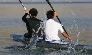 مردان قایقران کرمانشاهی در اردوی تیم ملی آب های آرام
