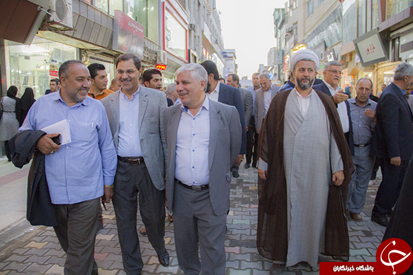 بازدید از اتمام عمليات اجرايي پیاده راه خیابان خیام جنوبی/ روایت تصویر