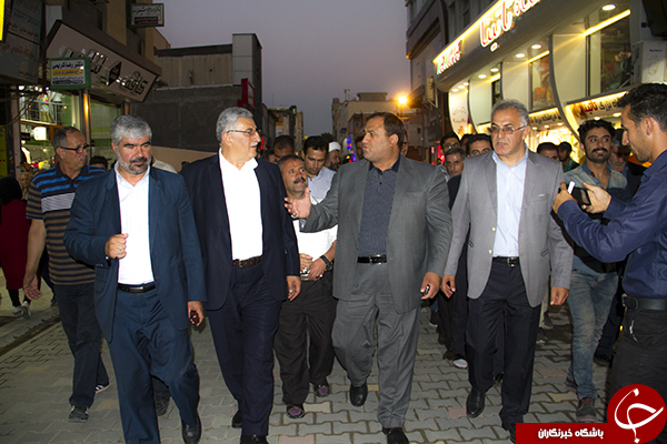 بازدید از اتمام عمليات اجرايي پیاده راه خیابان خیام جنوبی/ روایت تصویر
