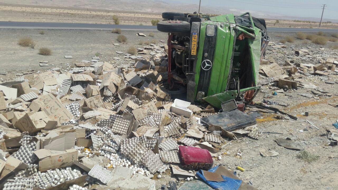 خستگی راننده حادثه آفرید + عکس