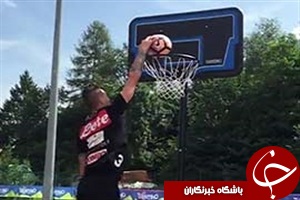 چالش بسکتبالی بازیکنان ناپولی در تمرینات+فیلم