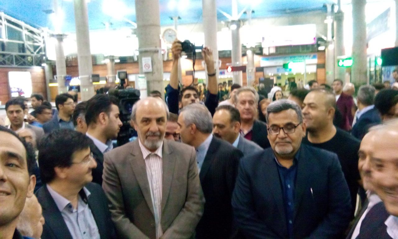 بازگشت اعضای تیم ملی وزنه برداری به ایران+تصاویر اختصاصی