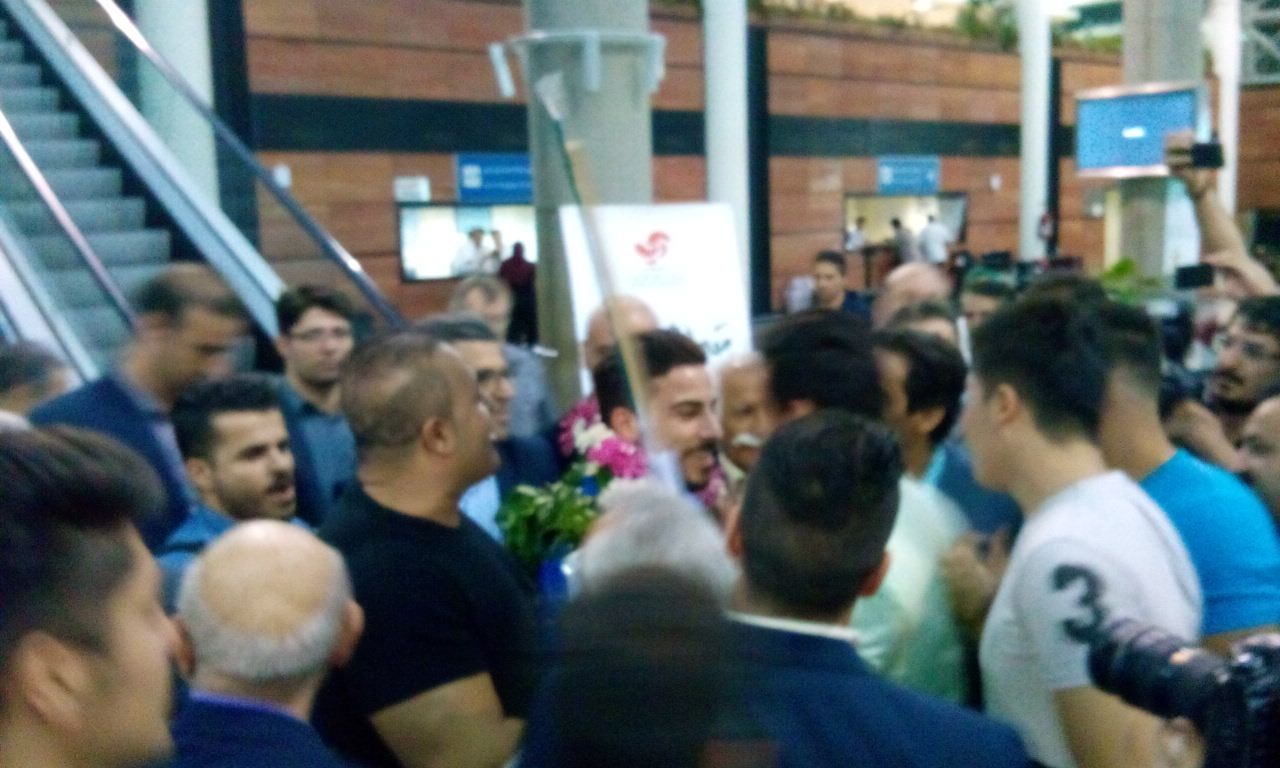 بازگشت اعضای تیم ملی وزنه برداری به ایران+تصاویر اختصاصی