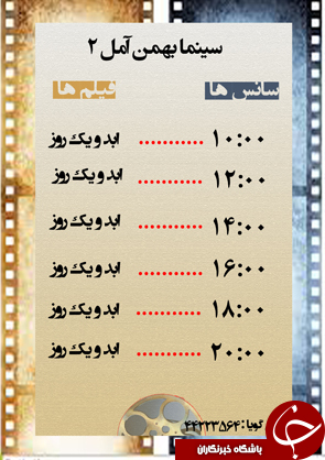 اكران سینماها
