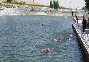 برگزاری مسابقات شنای آب های آزاد انتخابی در سراب قروه