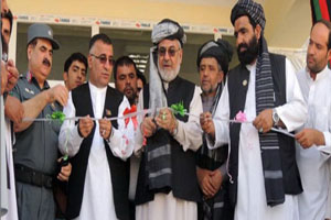 افتتاح پروژه سرک &zwnj;سازی در ولایت لوگر