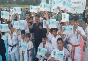 برگزاری مسابقات چهارجانبه کیوکوشین کاراته