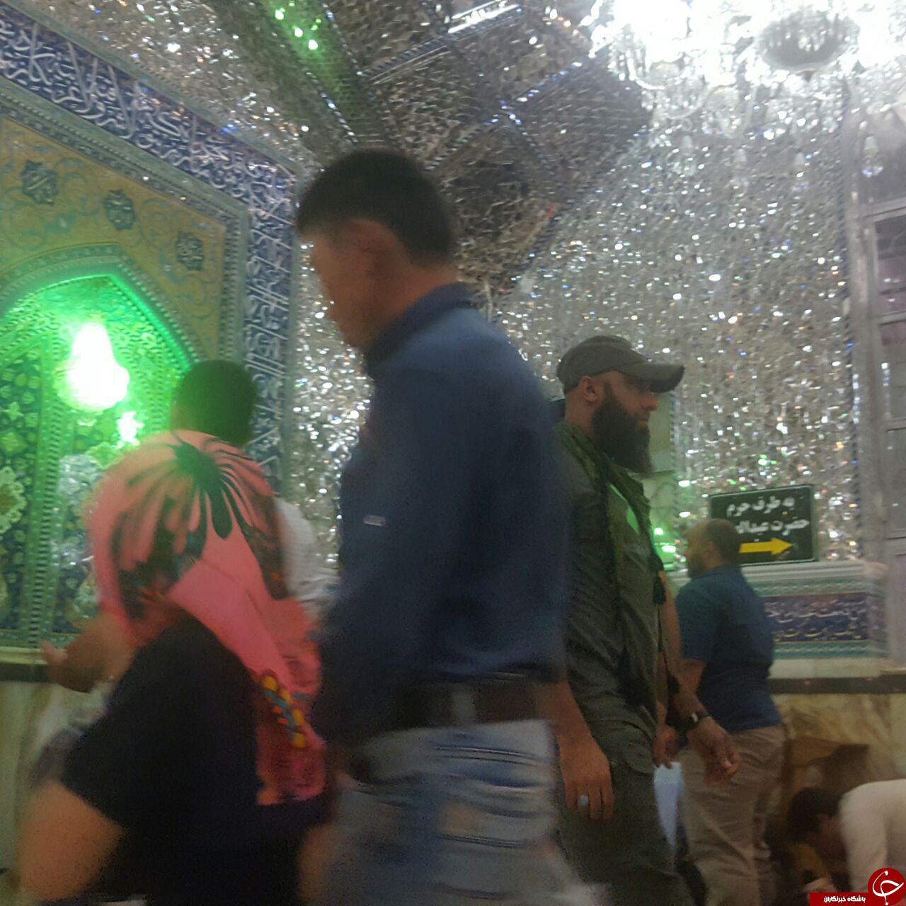 ابوعزرائیل در حرم حضرت عبدالعظیم حسنی + تصاویر