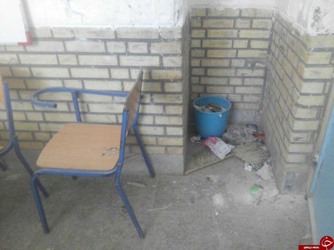 وضعیت تأسف&zwnj;بار مدارس روستای منصوره + تصاویر