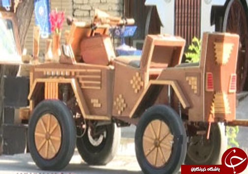 ازشهر بستنی تا ساخت کالسکه و خودرو با چوب + فیلم