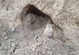 کشف سه گور خمره دوران اشکانی در مریوان