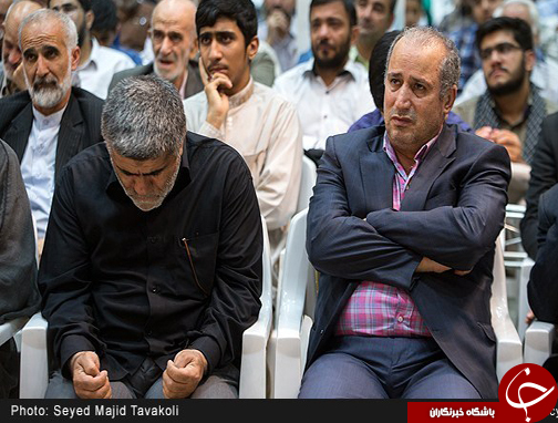 عکس/ مراسمی که اشک تاج را درآورد