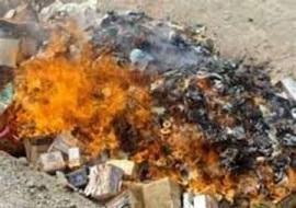 امحا 3 تن مواد مصرفی غیرمجاز