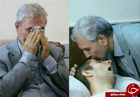 دلنوشته وزیر کار برای شهید زنده لرستانی +عکس