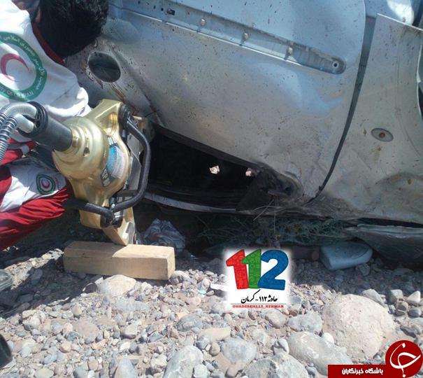راننده میان آهن پاره&zwnj;های پژو 206 جان باخت + عکس