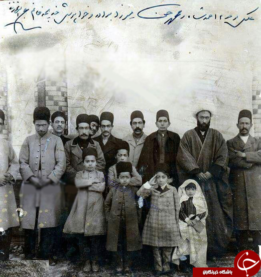 عکس/ احمدشاه قاجار و خواهرش