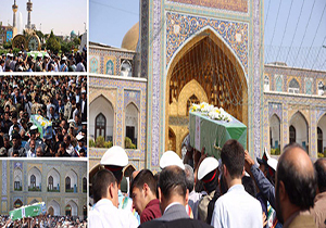 تشییع پیکر پاک مادر شهید صیاد شیرازی