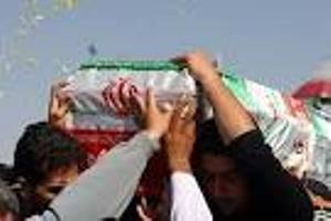 تشییع پیکر شهید هادی سربیشه ای در زاهدان