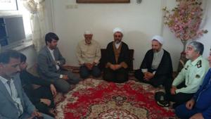 دیدار امام جمعه کلاله با خانواده شهدا