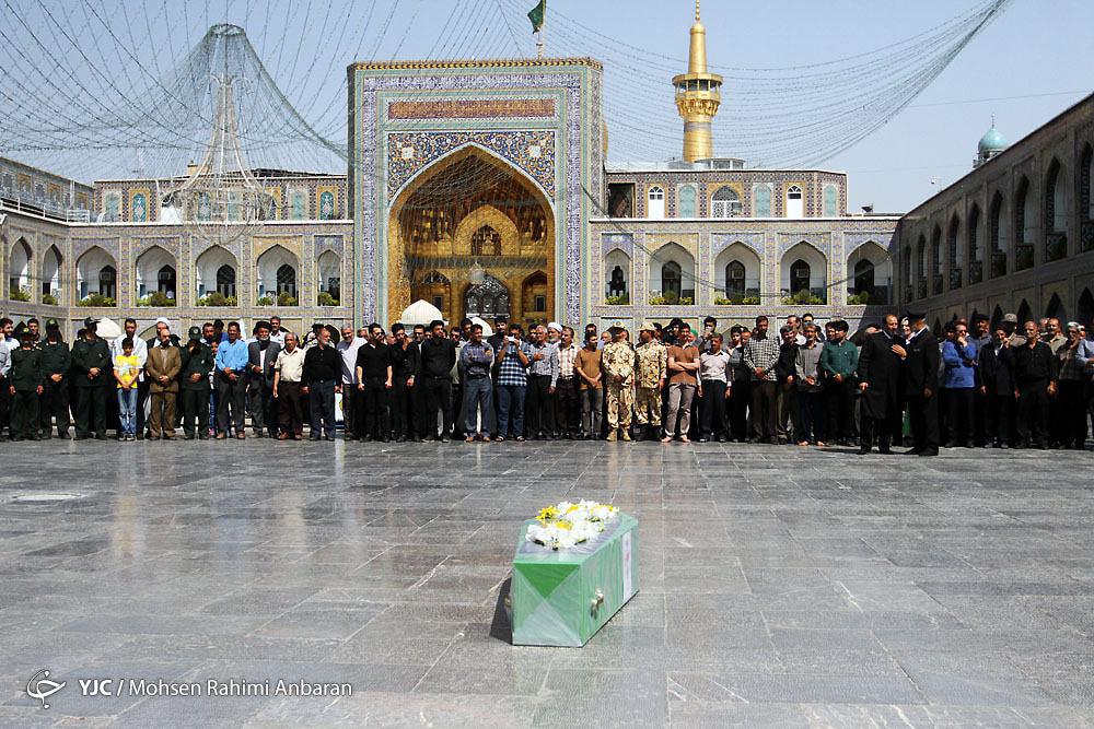 تشییع باشکوه پیکر مادر شهید، صیاد شیرازی+ تصویر