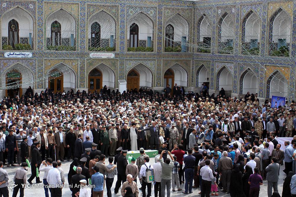 تشییع باشکوه پیکر مادر شهید، صیاد شیرازی+ تصویر