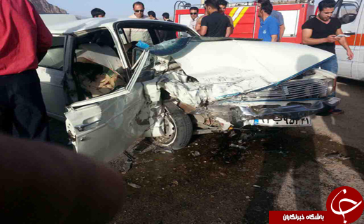 5 مجروح در حادثه رانندگی