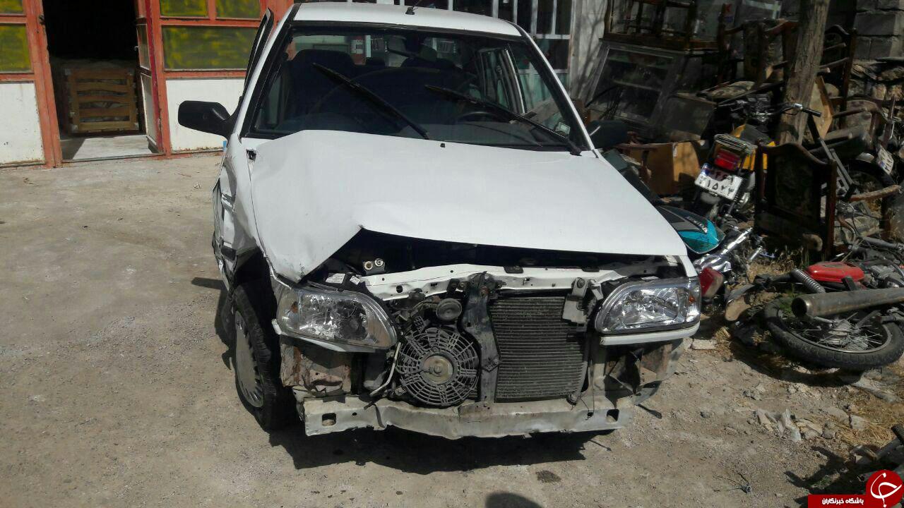 پراید بار دیگر جان یک نفر را گرفت + تصاویر