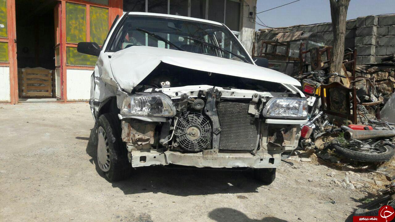 پراید بار دیگر جان یک نفر را گرفت + تصاویر
